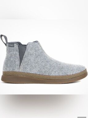 Chaco Gray Revel Chelsea Wool Slip-On Bootie Size 8.5